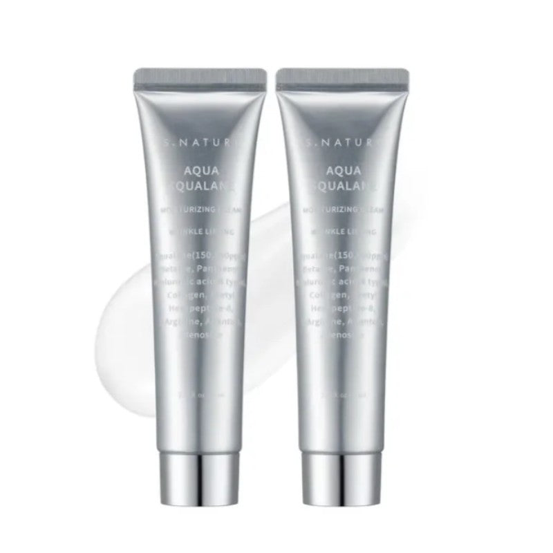 S.Nature Aqua Squalane Moisturizing Cream 60ml*2