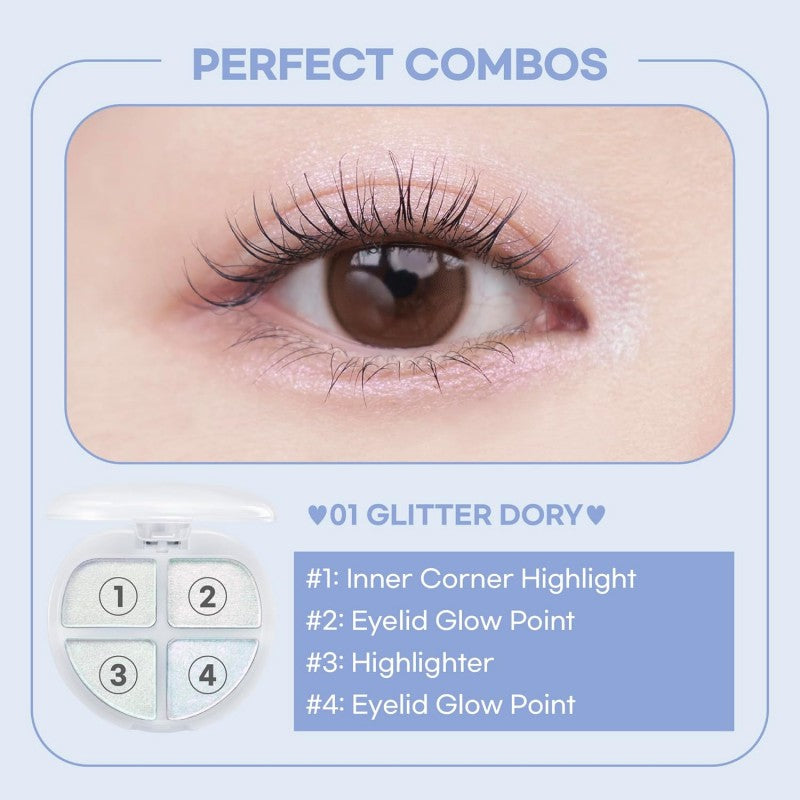 Colorgram Tintin Dory Eyeshadow Palette #01 Glitter Dory