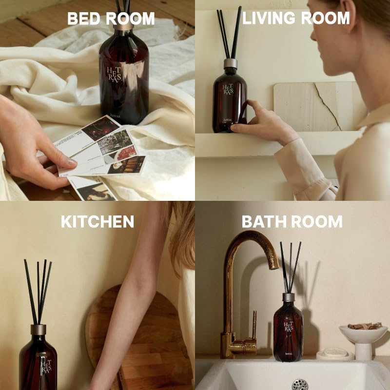 Hetras Premium Reed Diffuser #07 Hotel Wood 500ml*3