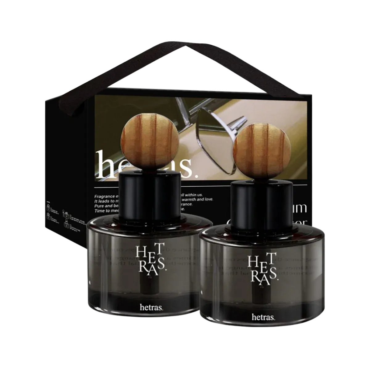 Hetras Premium Car Diffuser #07 Hotel Wood 60ml*2