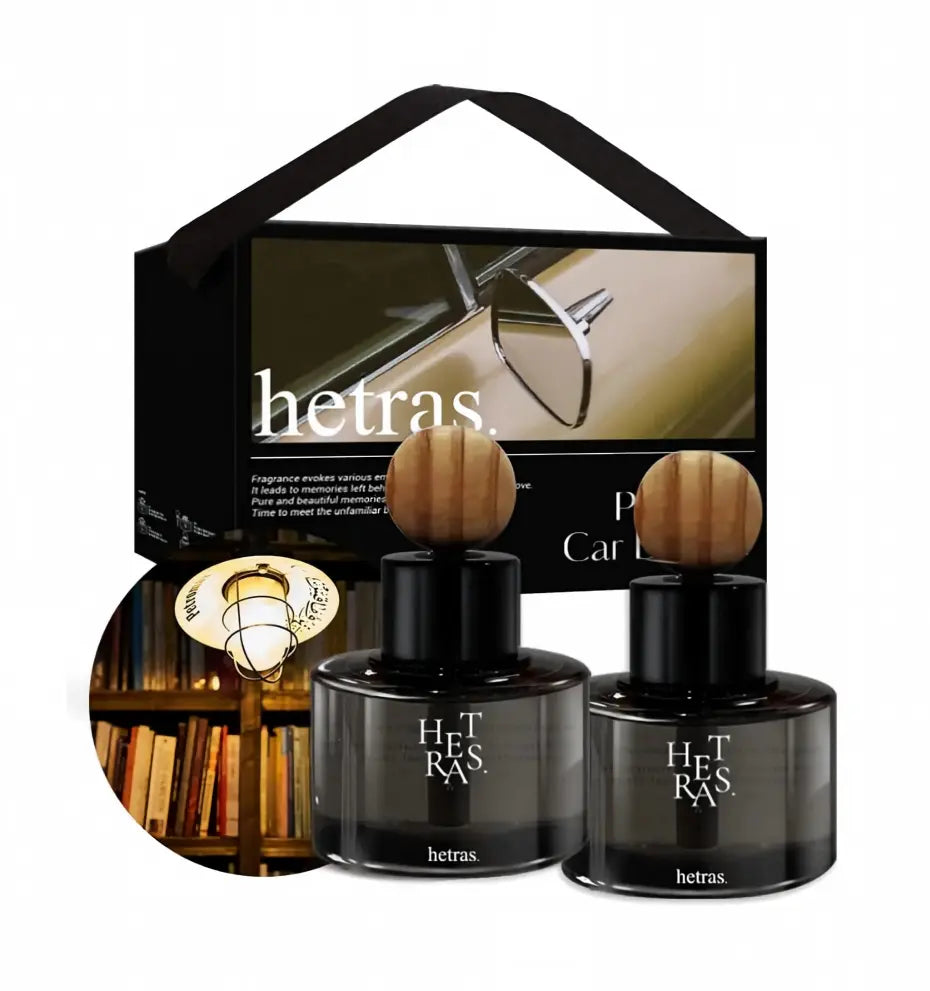 Hetras Premium Car Diffuser #04 Book Store 77ml*2