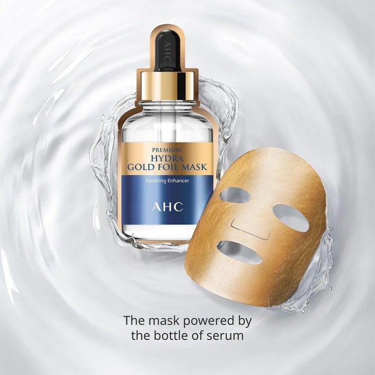 AHC Premium Hydra Gold Foil Mask Soothing Enhancer 1pcs