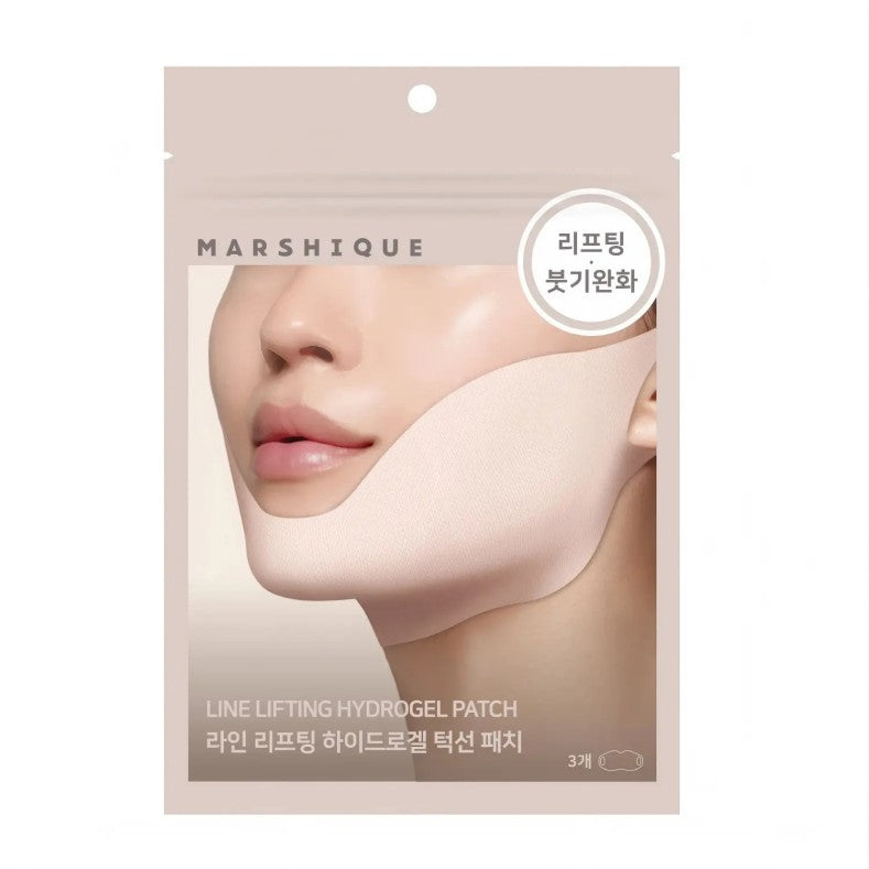 Marshique Line Lifting Hydrogel Jawline Patch 3pcs