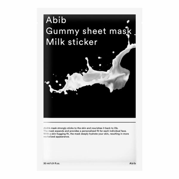 Abib Gummy Sheet Mask Milk Sticker 1pcs