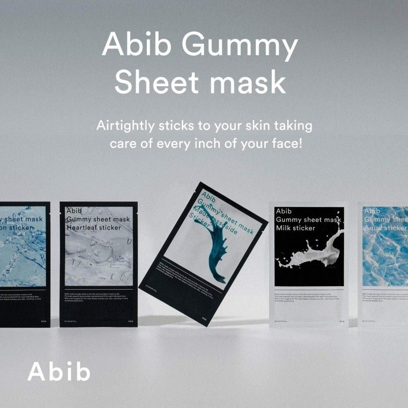 Abib Gummy Sheet Mask Milk Sticker 10pcs
