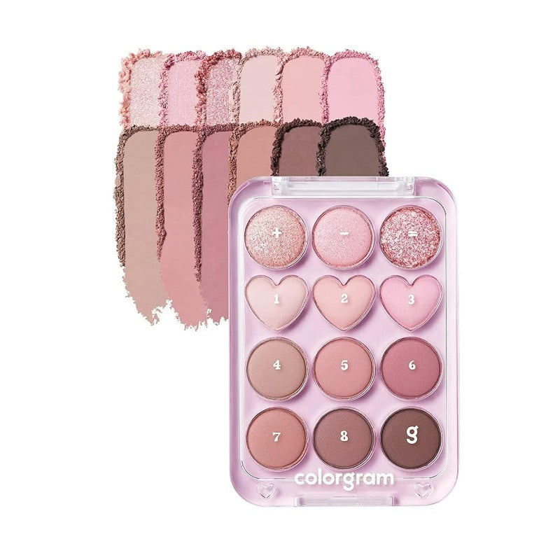 Colorgra Pin Point Eyeshadow Palette #02 Pink + Mauve = Love