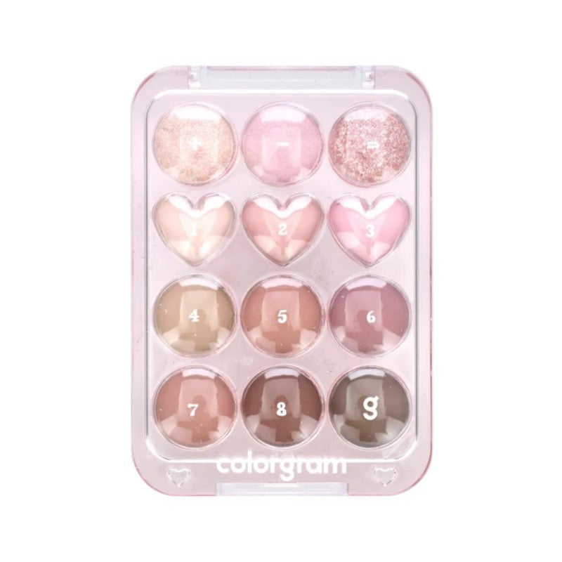 Colorgra Pin Point Eyeshadow Palette #02 Pink + Mauve = Love