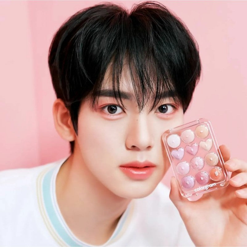 Colorgra Pin Point Eyeshadow Palette #02 Pink + Mauve = Love