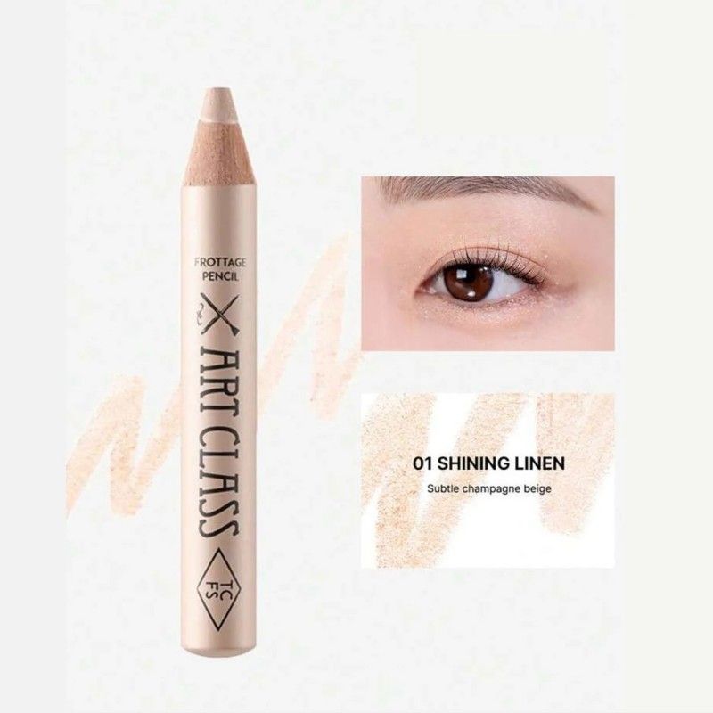 Too Cool For School Artclass Frottage Pencil #01 Shining Linen