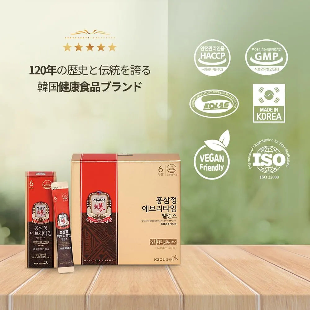 KGC CheongKwanJang Red Ginseng Extract Everytime Balance 30pcs