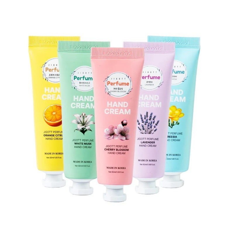 Jigott Perfume Assorted Hand Cream Set 50ml*5
