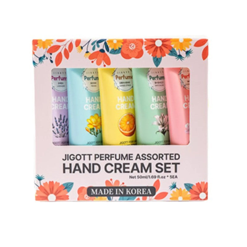 Jigott Perfume Assorted Hand Cream Set 50ml*5