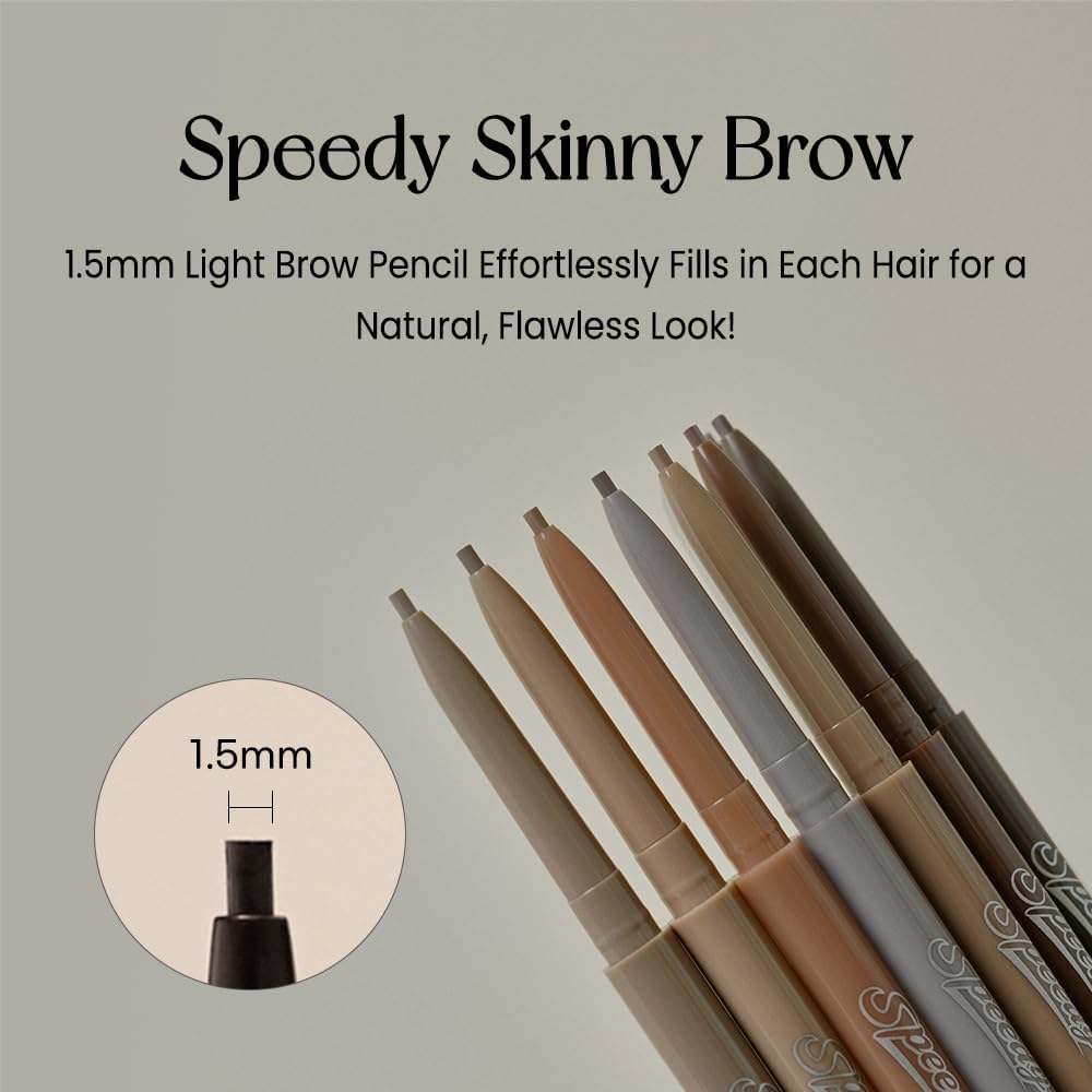 Peripera Speedy Skinny Eyebrow Pencil #03 Natural Brown