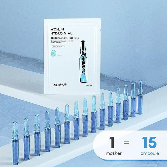 Wonjin Effect Hydro Rise Hyaluronic Concentrated Essence Mask 10pcs