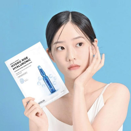 Wonjin Effect Hydro Rise Hyaluronic Concentrated Essence Mask 10pcs