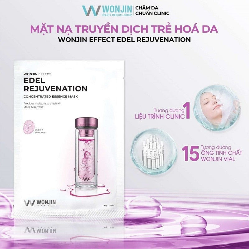 Wonjin Edel Rejuvenation Concentrated Essence Mask 10pcs