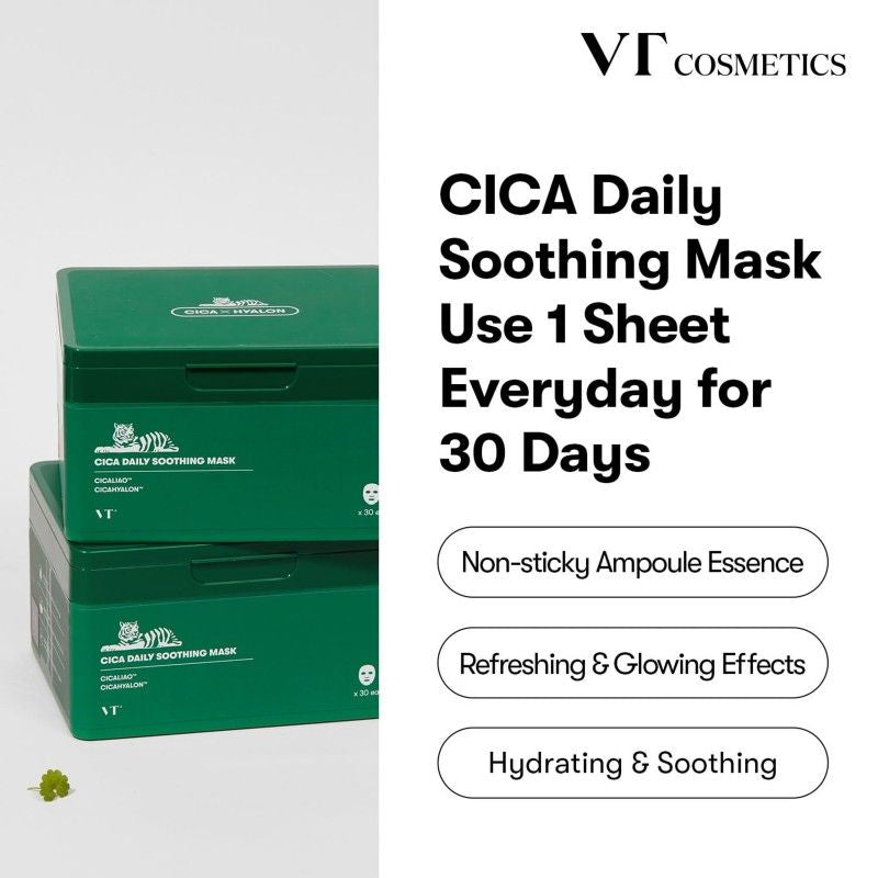 VT Cica Daily Soothing Mask 30pcs