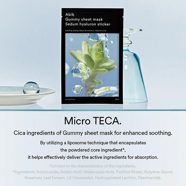 Abib Gummy Sheet Arcmaszk - Sedum Hyaluron Sticker 1pcs