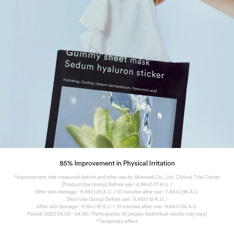 Abib Gummy Sheet Mask Sedum Hyaluron Sticker 10pcs
