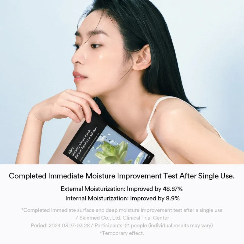 Abib Gummy Sheet Mask Sedum Hyaluron Sticker 10pcs