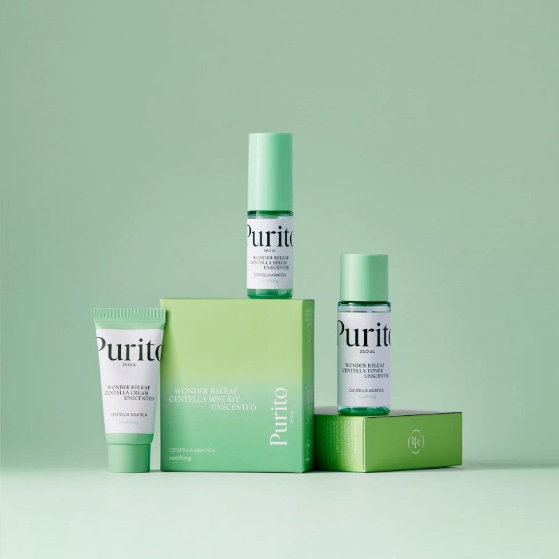 Purito Seoul Wonder Releaf Centella Mini Kit Unscented