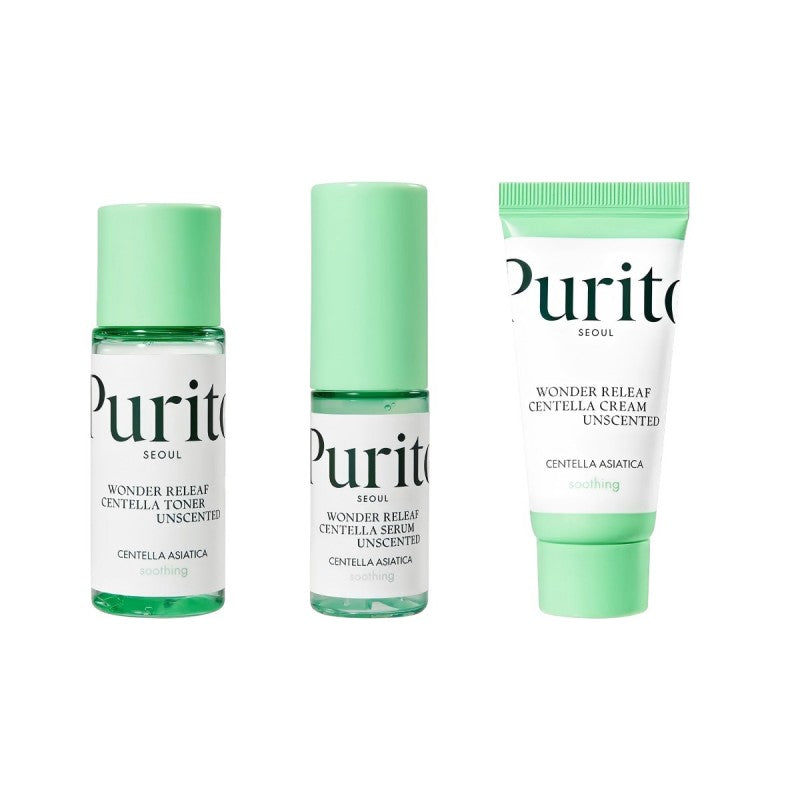 Purito Seoul Wonder Releaf Centella Mini Kit Unscented