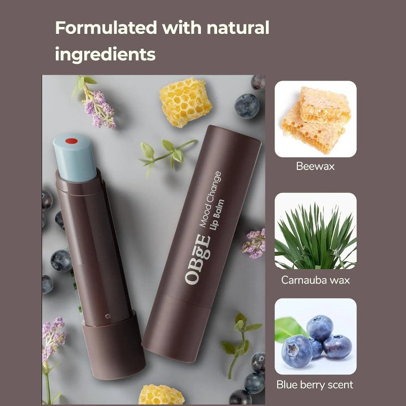 Obge Mood Change Lip Balm Natural Red