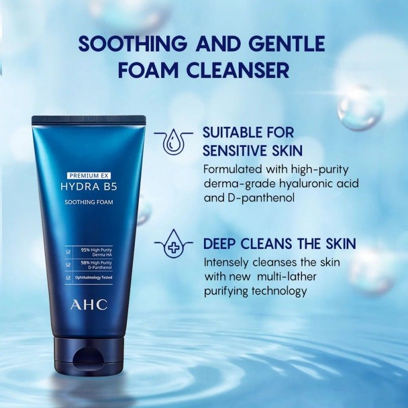 AHC Premium Hydra B5 Soothing Foam 180ml