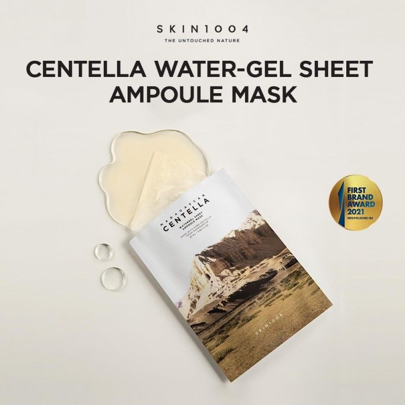 Skin1004 Madagascar Centella Watergel Sheet Ampoule Mask 5pcs