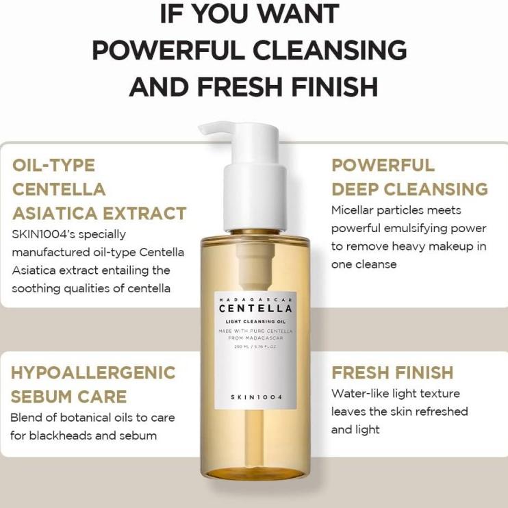 SKIN1004 Madagascar Centella Light Cleansing Oil 200ml