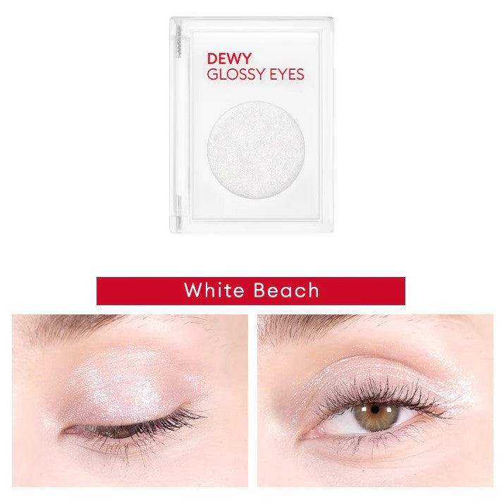 Missha Dewy Glossy Eye Shadow White Beach