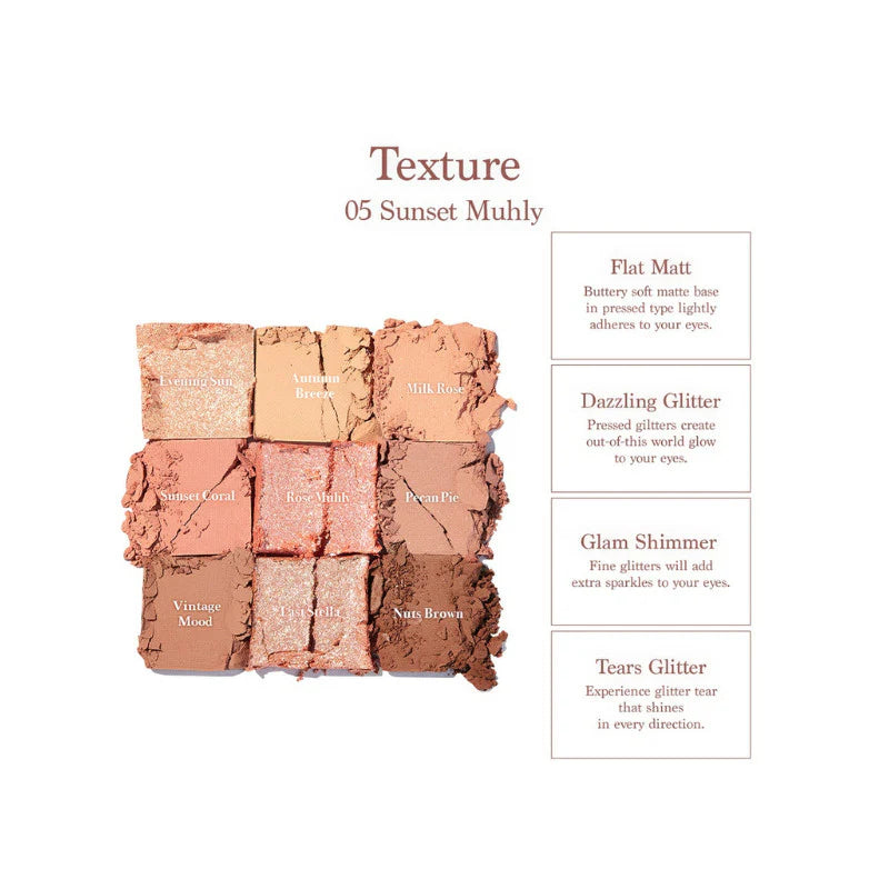 Dasique Shadow Palette #05 Sunset Muhly