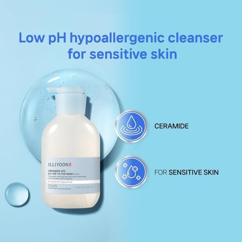 Illiyoon Ceramide Ato 6.0 Top To Toe Wash 500ml