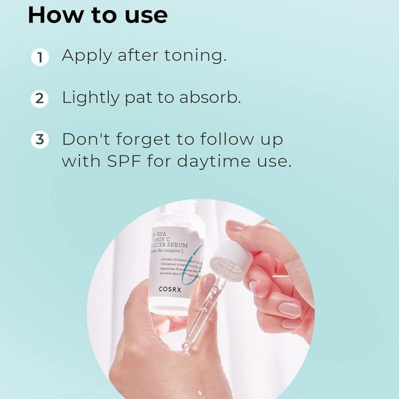 Cosrx Refresh AHA BHA Vitamin C Booster Serum 30ml
