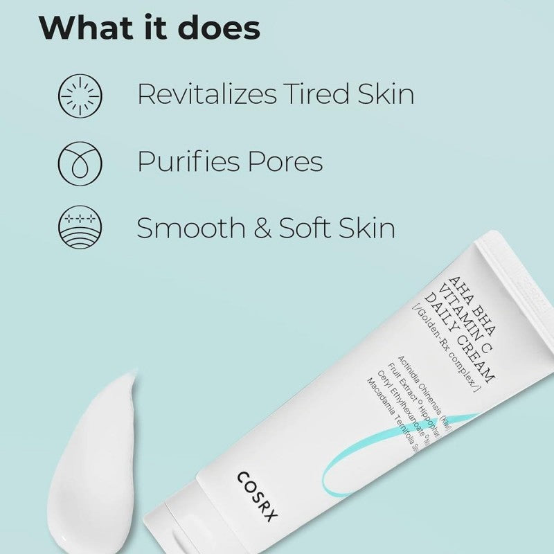 Cosrx Refresh AHA BHA VITAMIN C Daily Cream 50ml