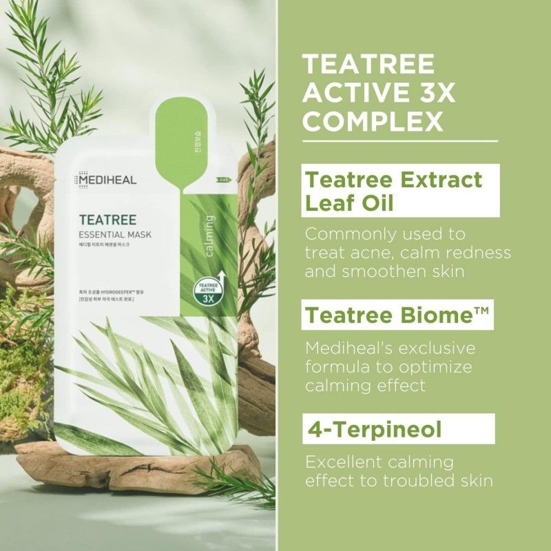 Mediheal Tea Tree Essential Sheet Mask 1pcs