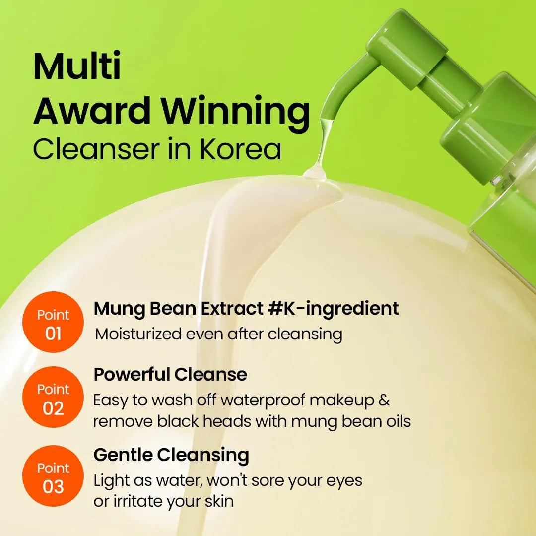 Beplain Mung Bean Greenful Cleansing Oil 200ml