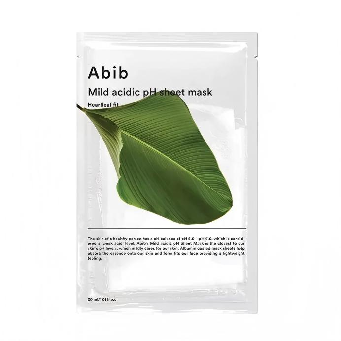 Abib阿彼芙鱼腥草面膜弱酸性补水保湿 1枚