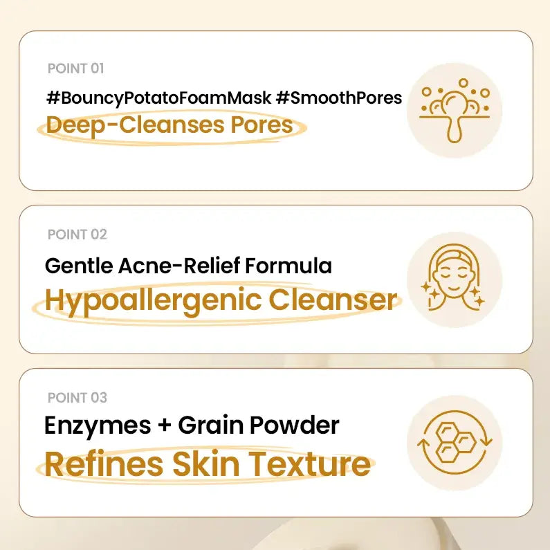 Ilso Grain Potato Pore Cleansing Pack Foam 150ml