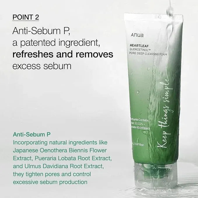 Anua Heartleaf Succinic Moisture Cleansing Foam 150ml