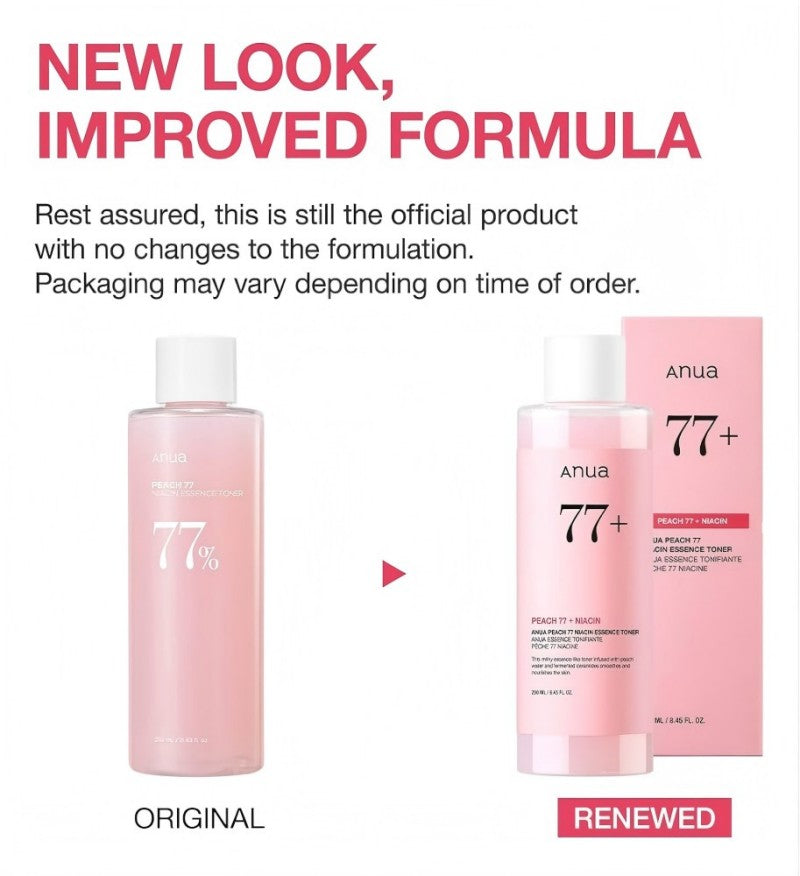 Anua Peach 77% Niacin Essence Toner 250ml
