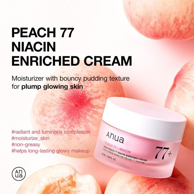 Anua Peach 77% Niacin Enriched Cream 50ml
