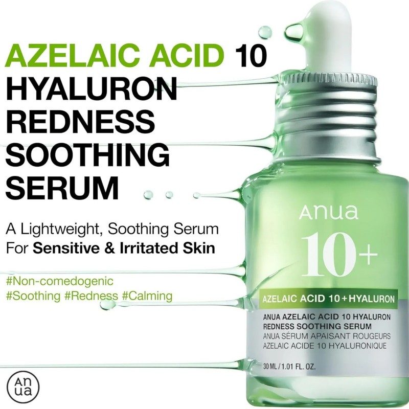 Anua Azelaic Acid 10 Hyaluron Redness Soothing Serum 30ml