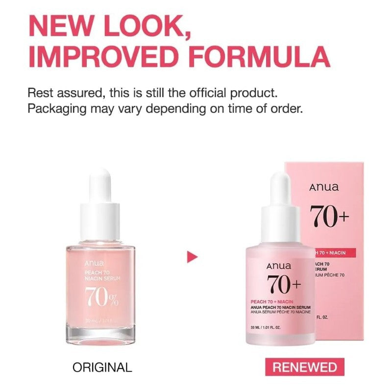 Anua Peach 70% Niacinamide Serum 30ml*2