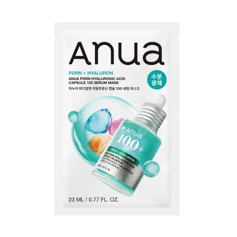 Anua PDRN Hyaluronic Acid Capsule 100 Serum Mask 6pcs