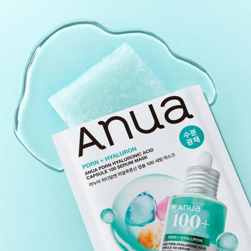 Anua PDRN Hyaluronic Acid Capsule 100 Serum Mask 6pcs