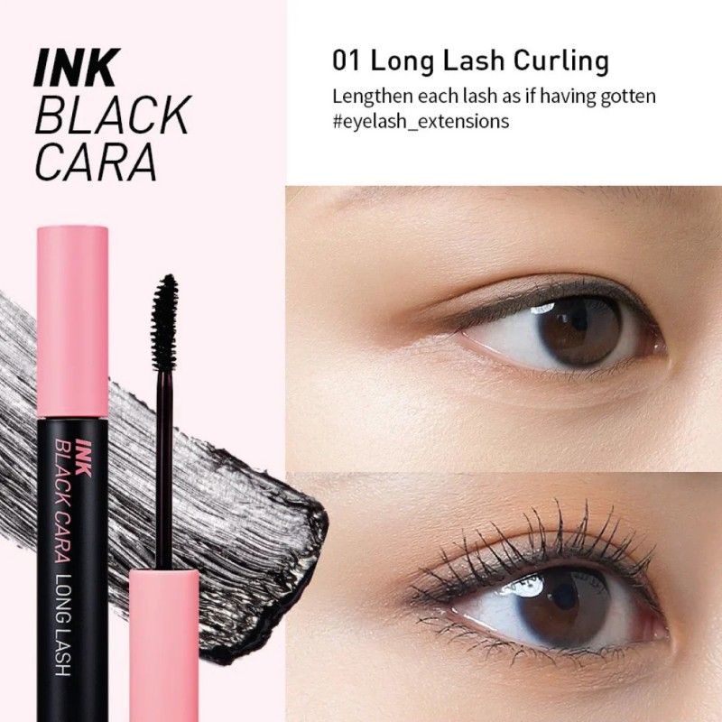 Peripera Ink Black Cara #01 Long Lash Curling