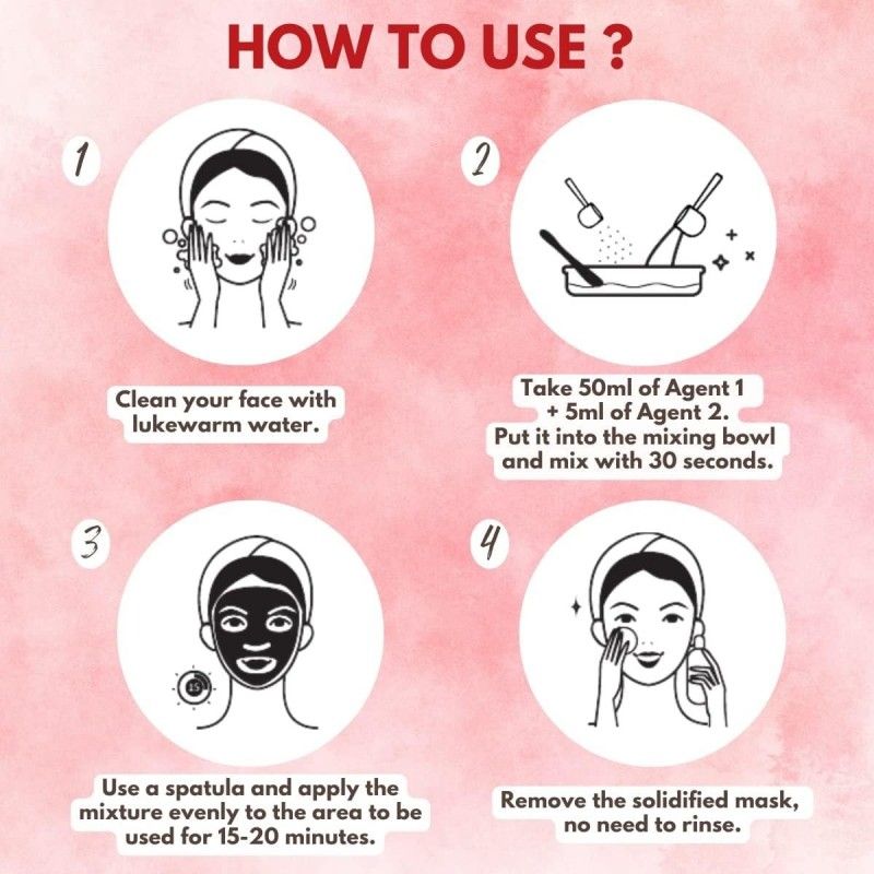 Dermabell Rose Luxury Aesthetic Gel Modeling Face Mask