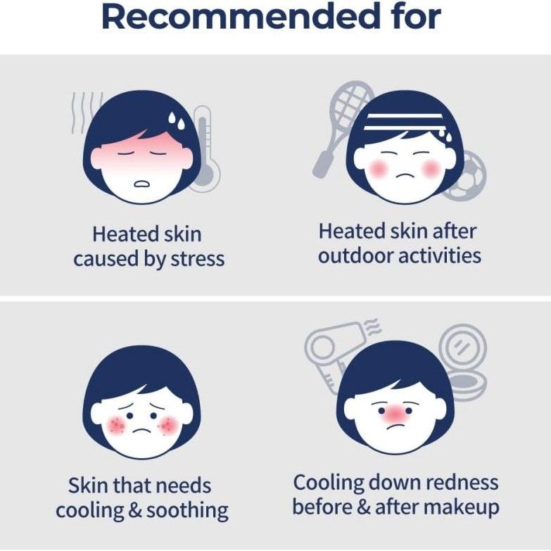 Numbuzin No.4 SOS Icy Soothing Mask 1pcs