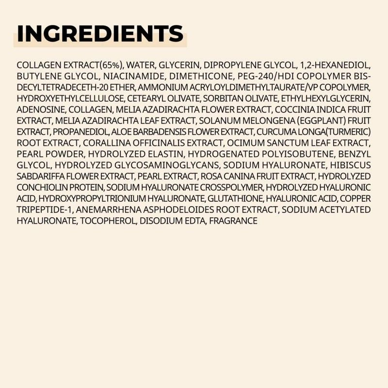 Numbuzin No.2 Water Collagen 65% Voluming Sheet Mask 1pcs